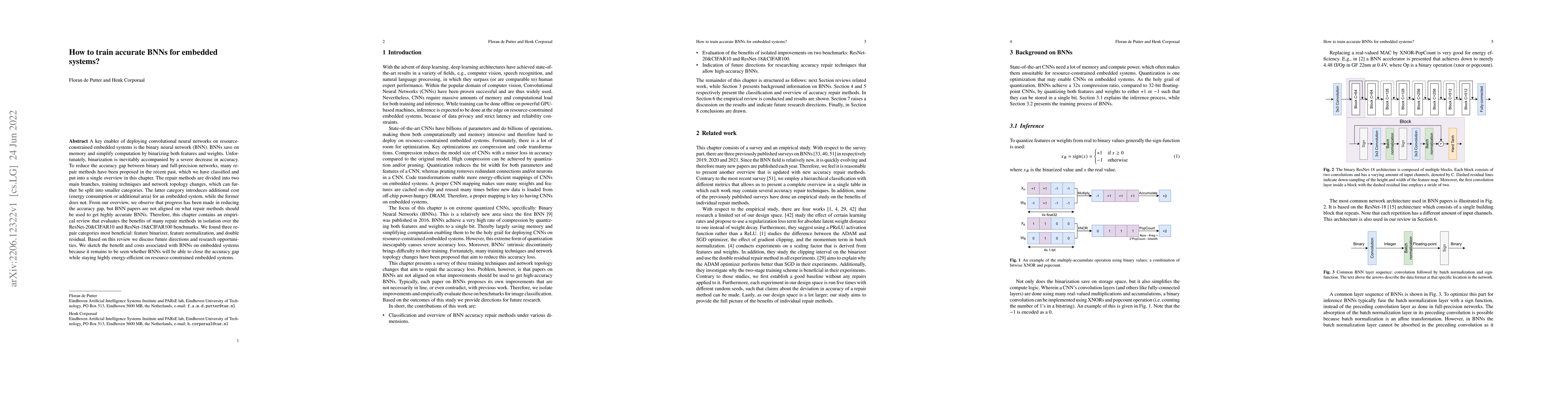 Thumbnail for How to train accurate BNNs for embedded systems?