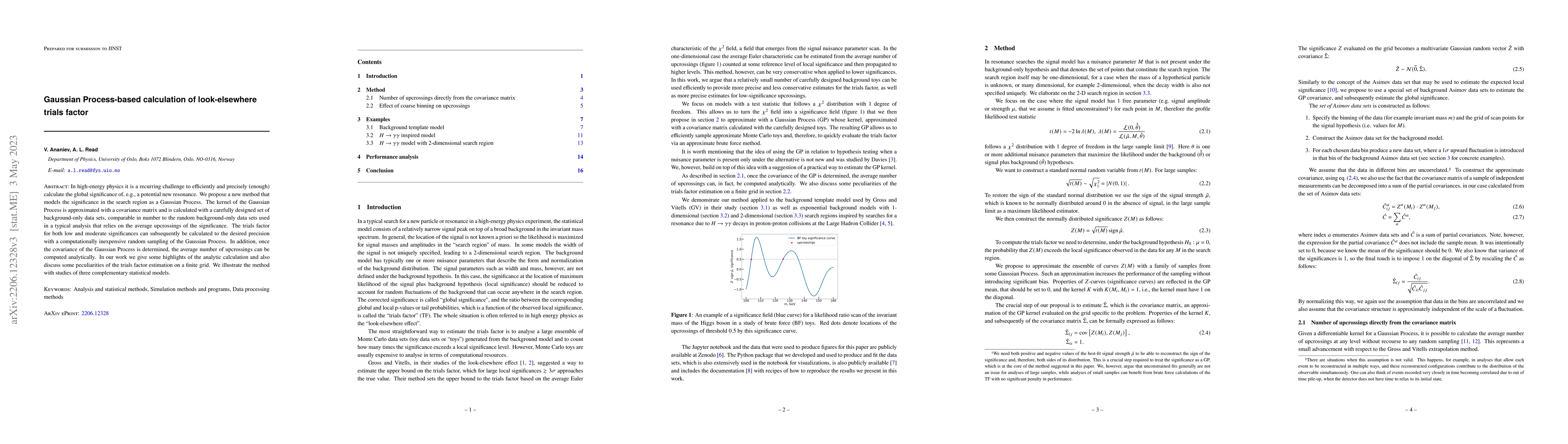 Thumbnail for Gaussian Process-based calculation of look-elsewhere trials factor
