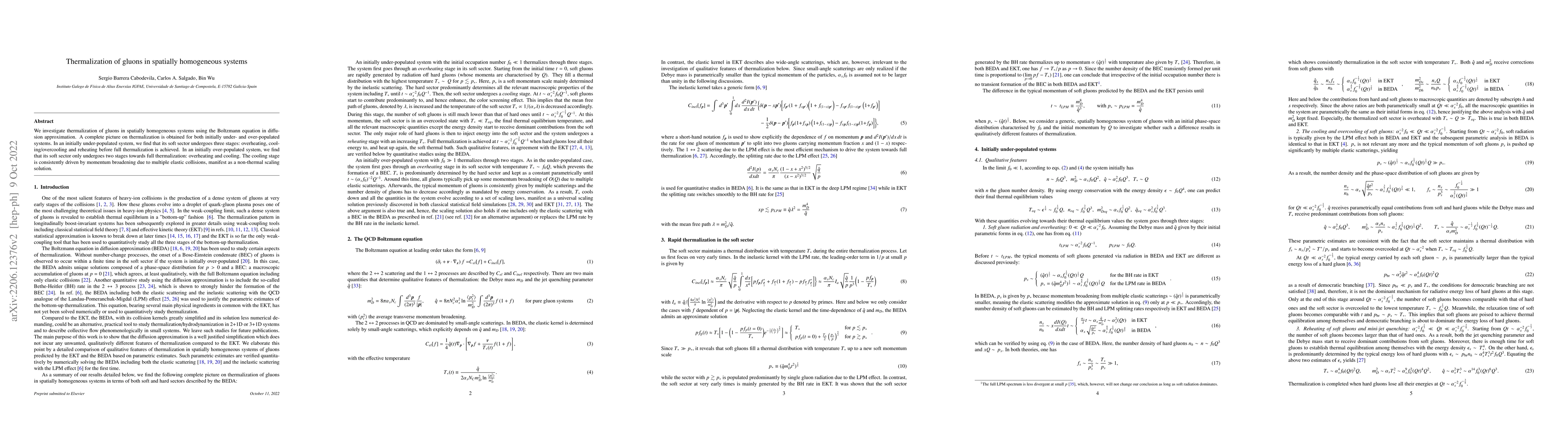 Thumbnail for Thermalization of gluons in spatially homogeneous systems