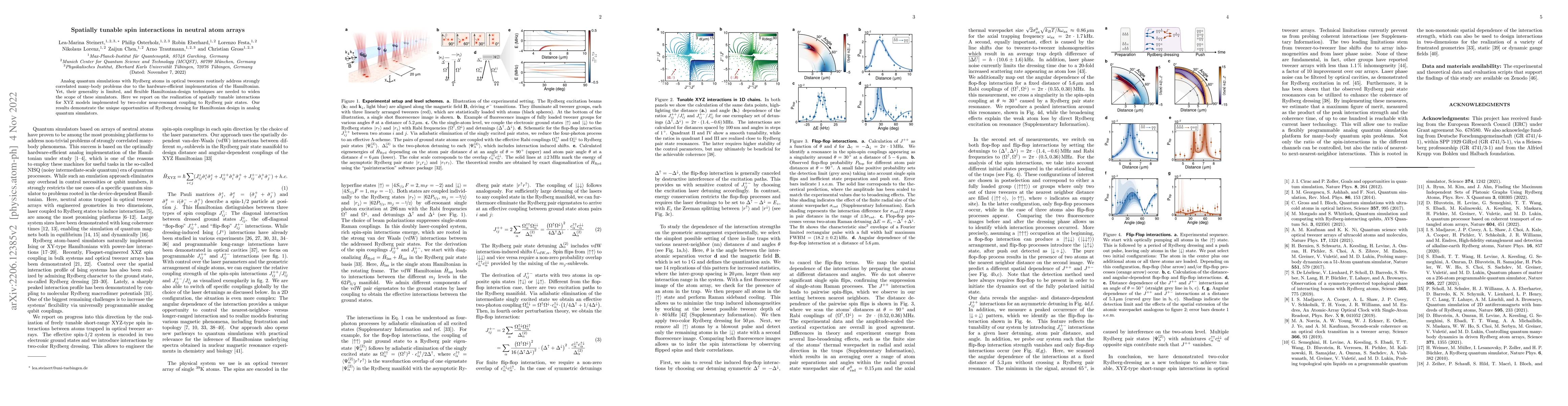 Thumbnail for Spatially tunable spin interactions in neutral atom arrays