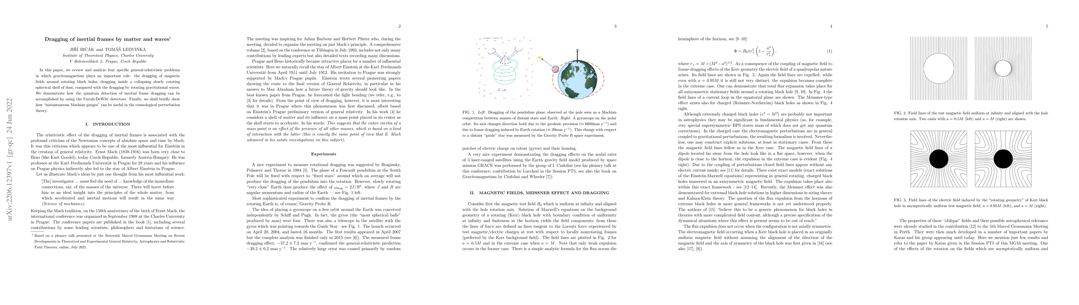 Thumbnail for Dragging of inertial frames by matter and waves