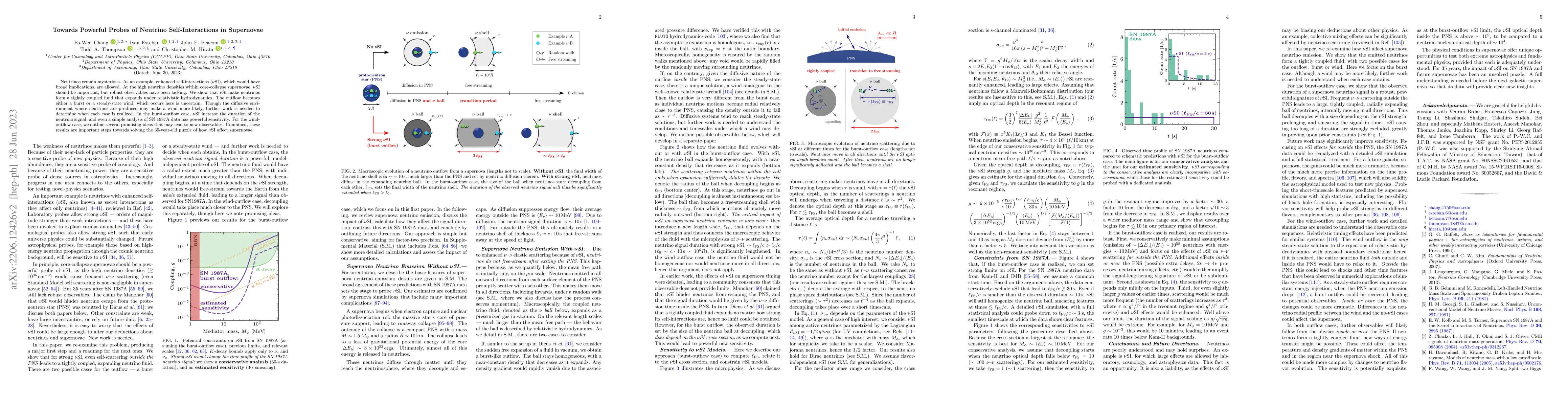 Thumbnail for Towards Powerful Probes of Neutrino Self-Interactions in Supernovae