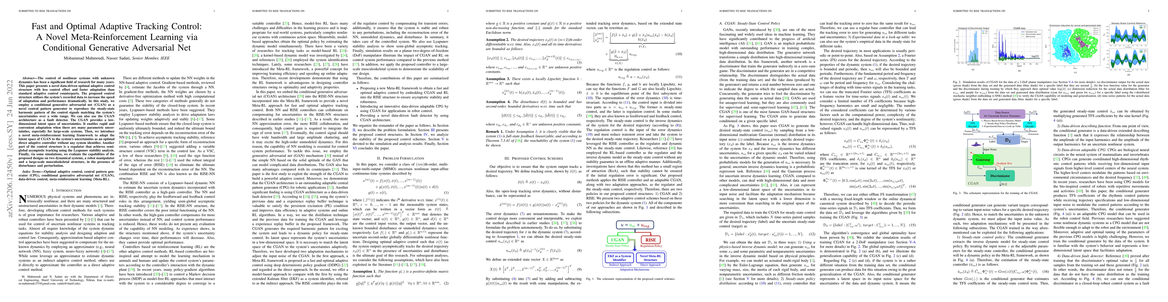 Thumbnail for Fast and Optimal Adaptive Tracking Control: A Novel Meta-Reinforcement
  Learning via Conditional Generative Adversarial Net