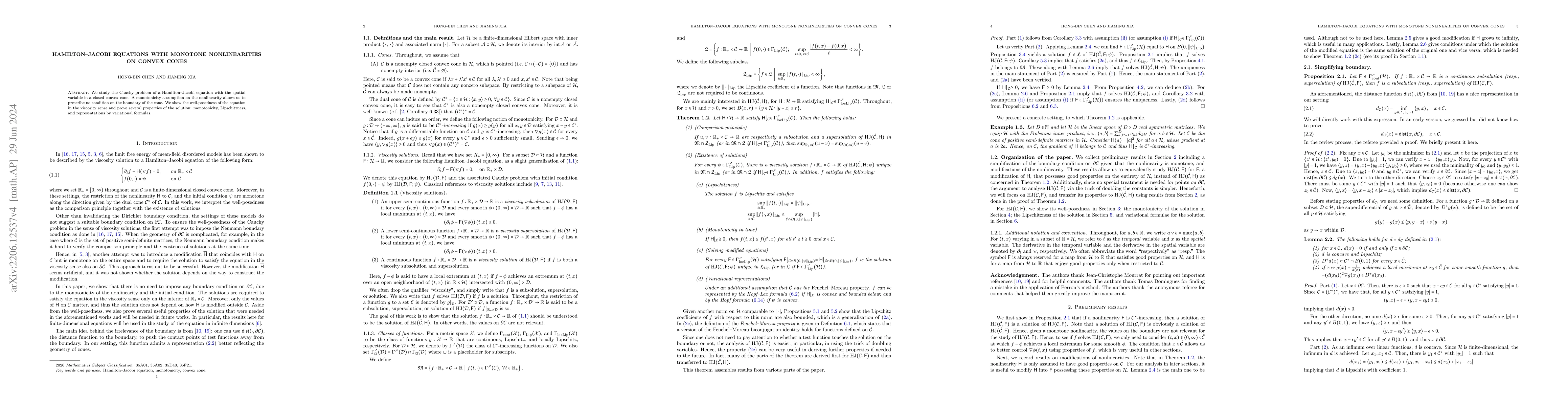 Thumbnail for Hamilton-Jacobi equations with monotone nonlinearities on convex cones