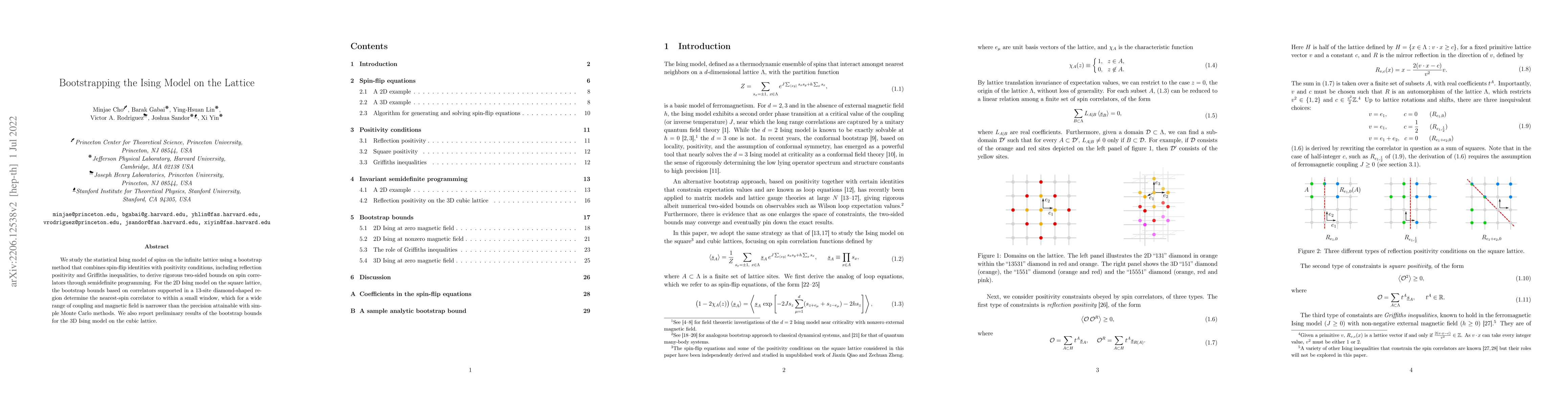 Thumbnail for Bootstrapping the Ising Model on the Lattice