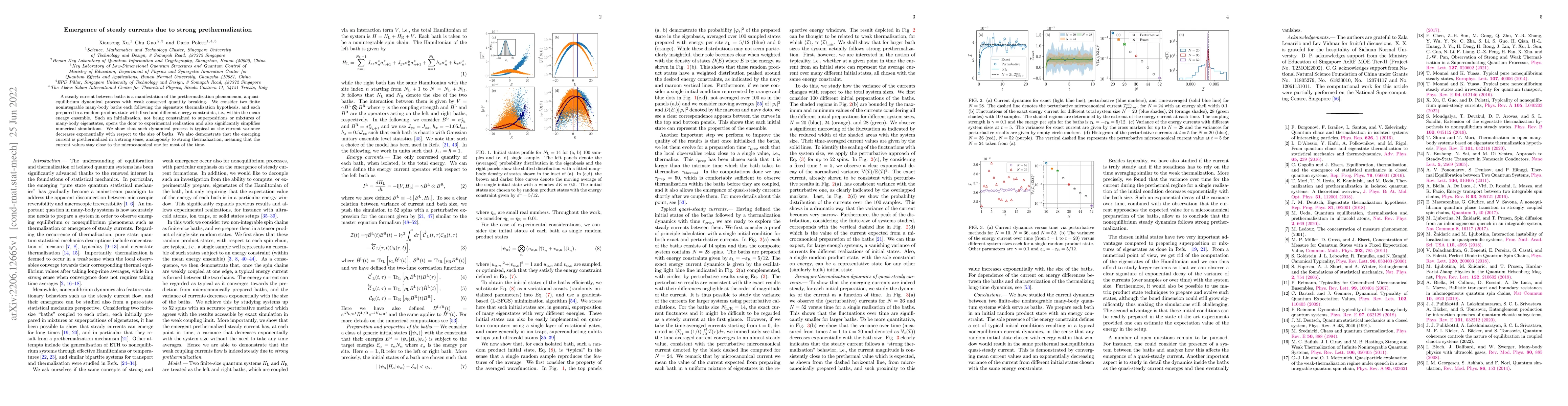 Thumbnail for Emergence of steady currents due to strong prethermalization