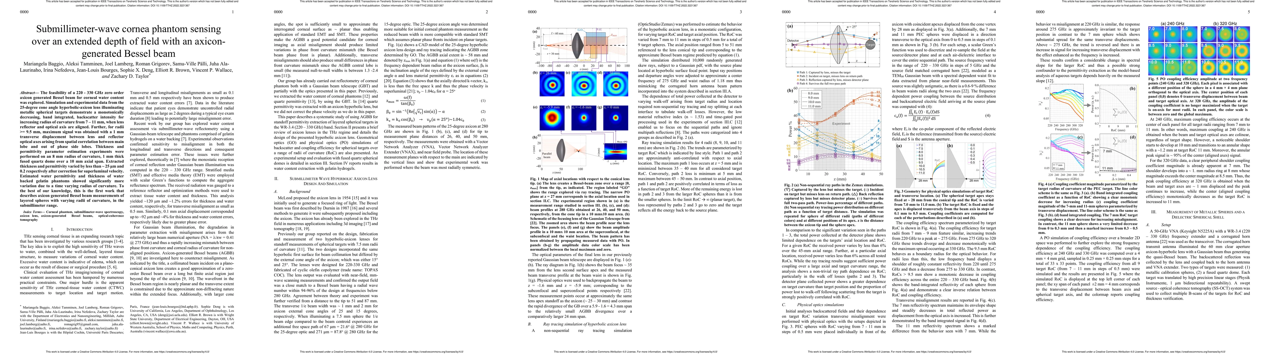 Thumbnail for Submillimeter-wave cornea phantom sensing over an extended depth of
  field with an axicon-generated Bessel beam