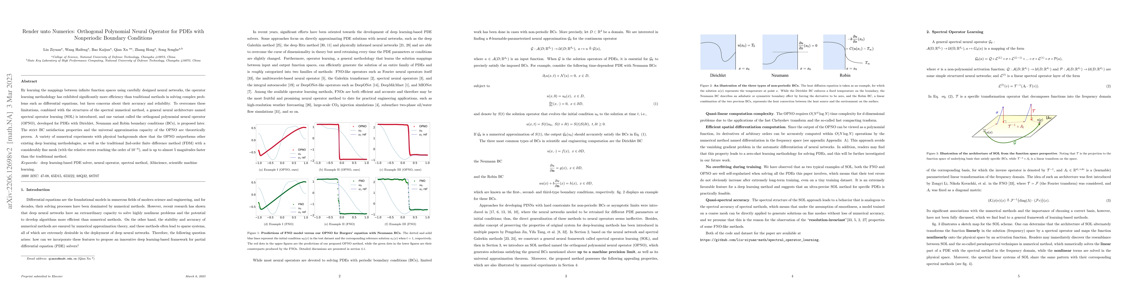 Thumbnail for Render unto Numerics: Orthogonal Polynomial Neural Operator for PDEs
  with Non-periodic Boundary Conditions