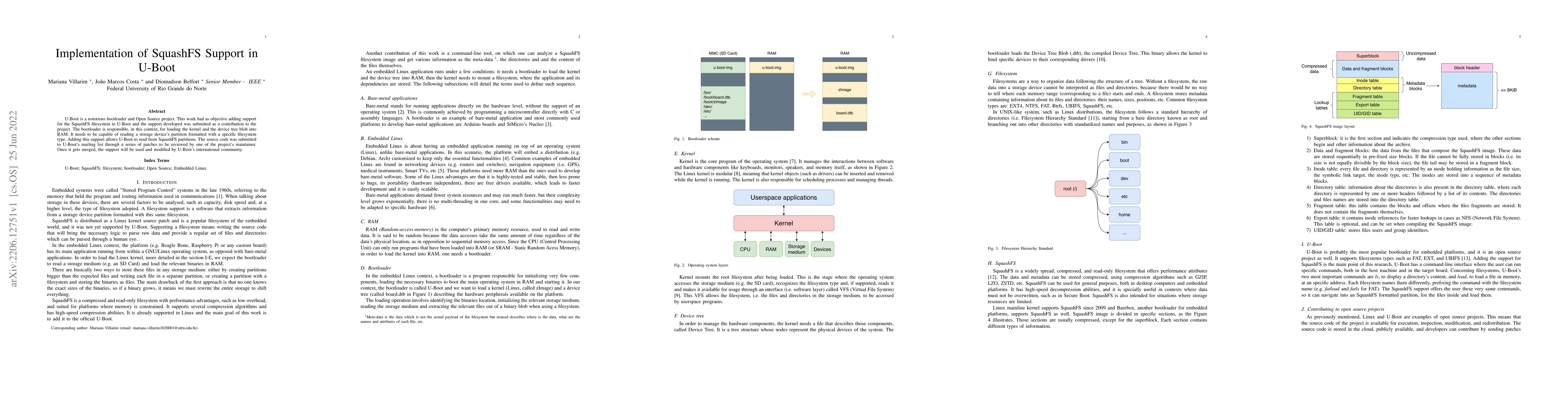 Thumbnail for Implementation of SquashFS Support in U-Boot