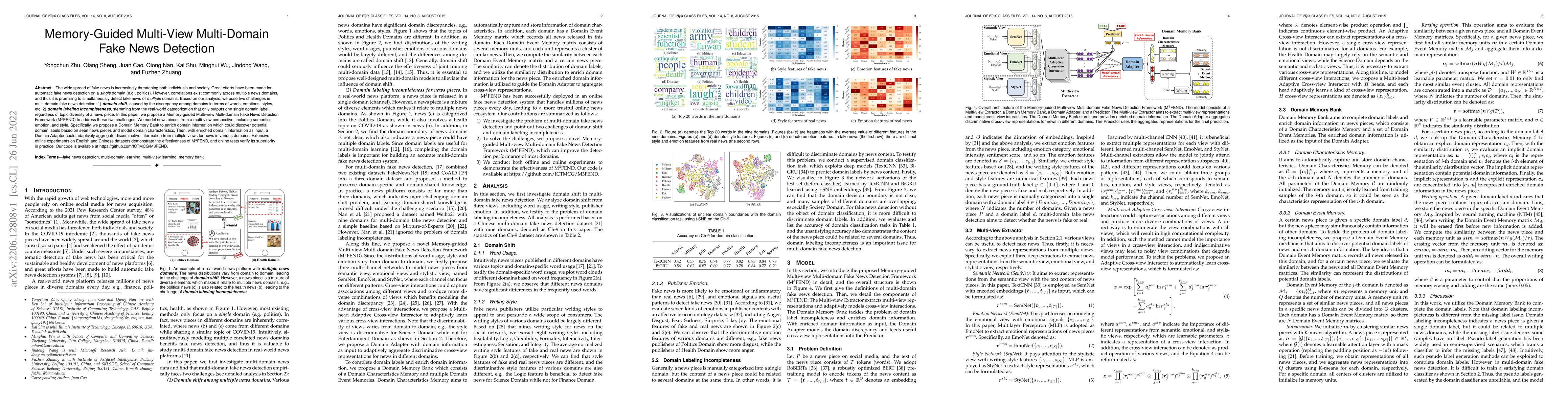 Thumbnail for Memory-Guided Multi-View Multi-Domain Fake News Detection
