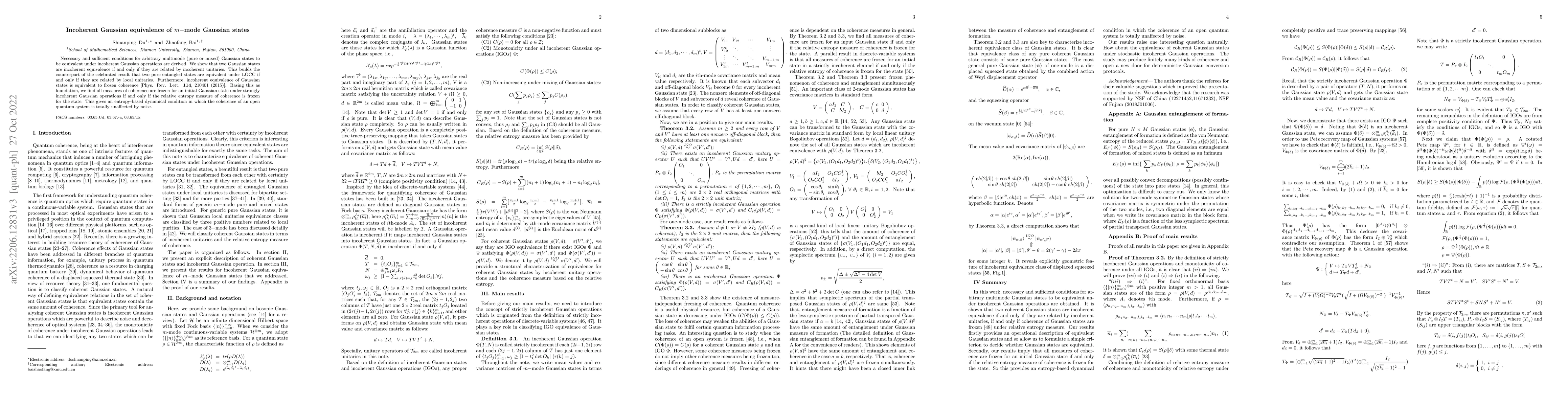 Thumbnail for Incoherent Gaussian equivalence of $m-$mode Gaussian states