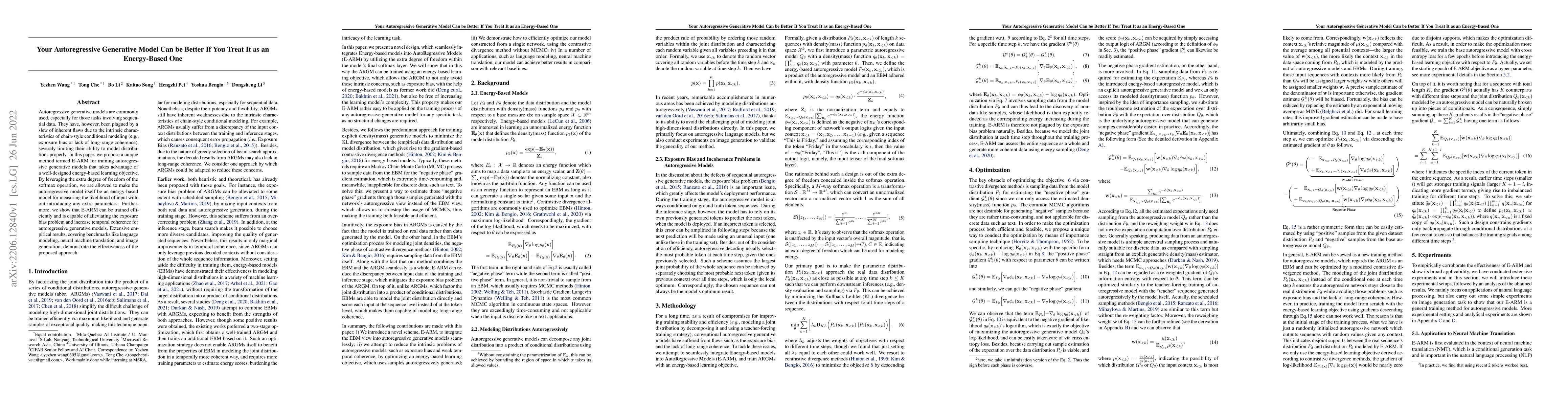 Thumbnail for Your Autoregressive Generative Model Can be Better If You Treat It as an
  Energy-Based One