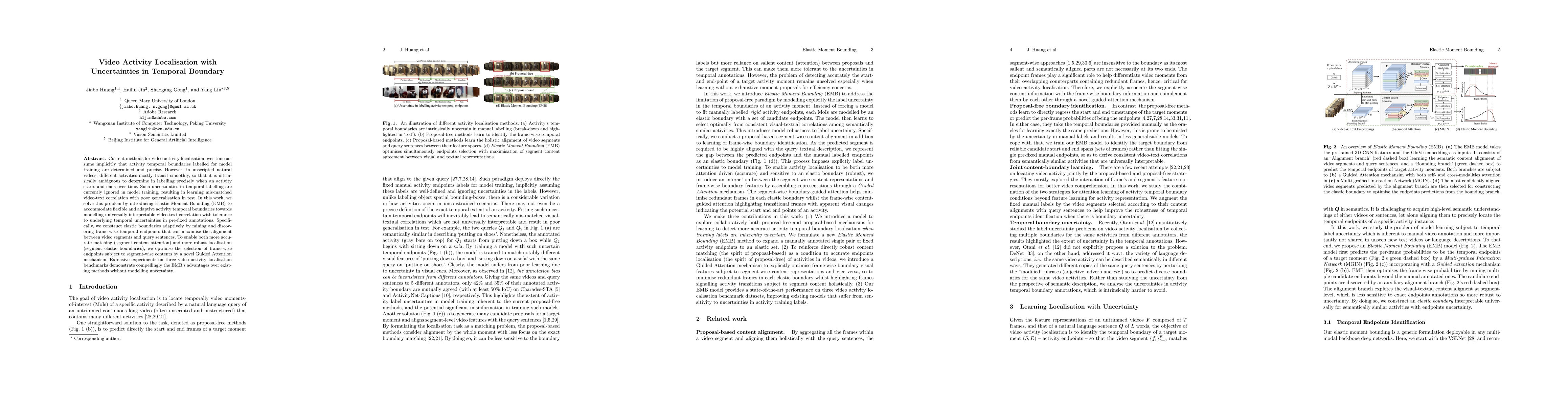 Thumbnail for Video Activity Localisation with Uncertainties in Temporal Boundary