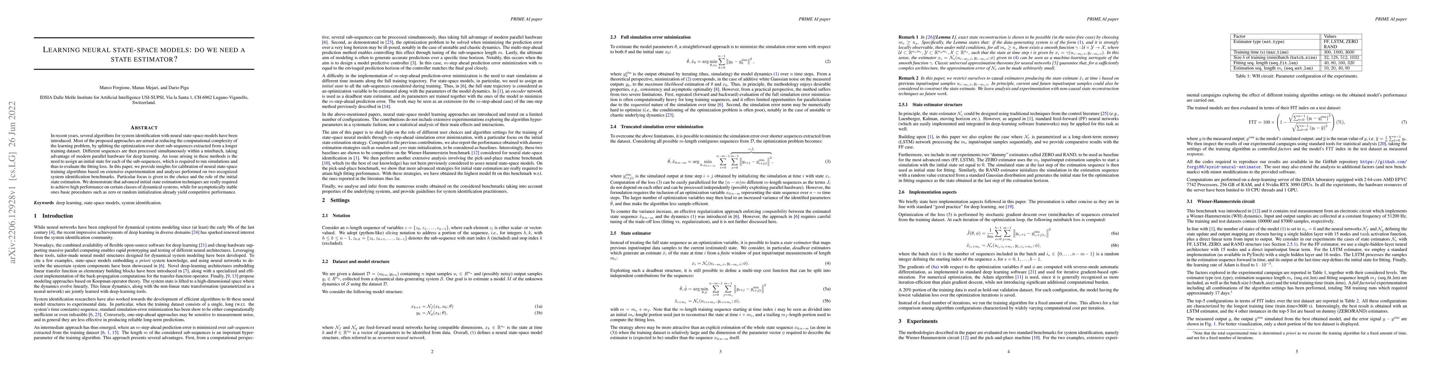 Thumbnail for Learning neural state-space models: do we need a state estimator?