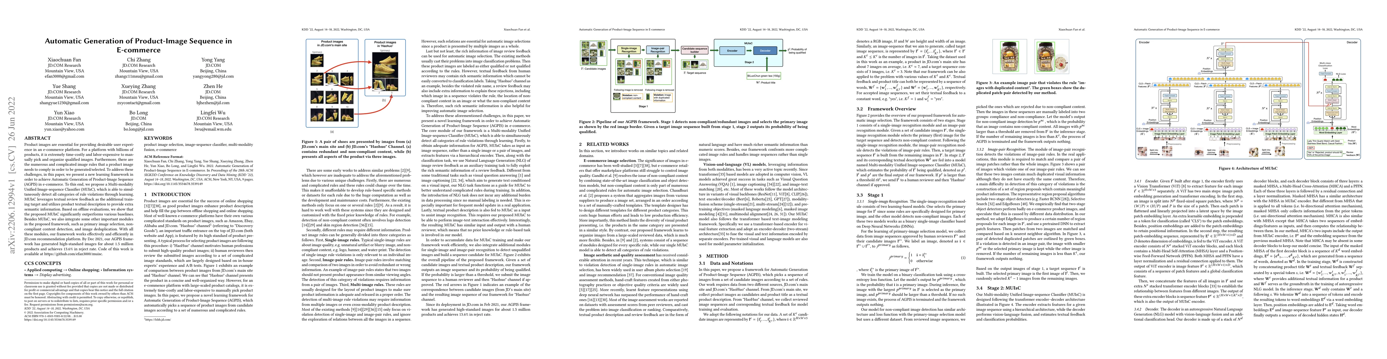 Thumbnail for Automatic Generation of Product-Image Sequence in E-commerce