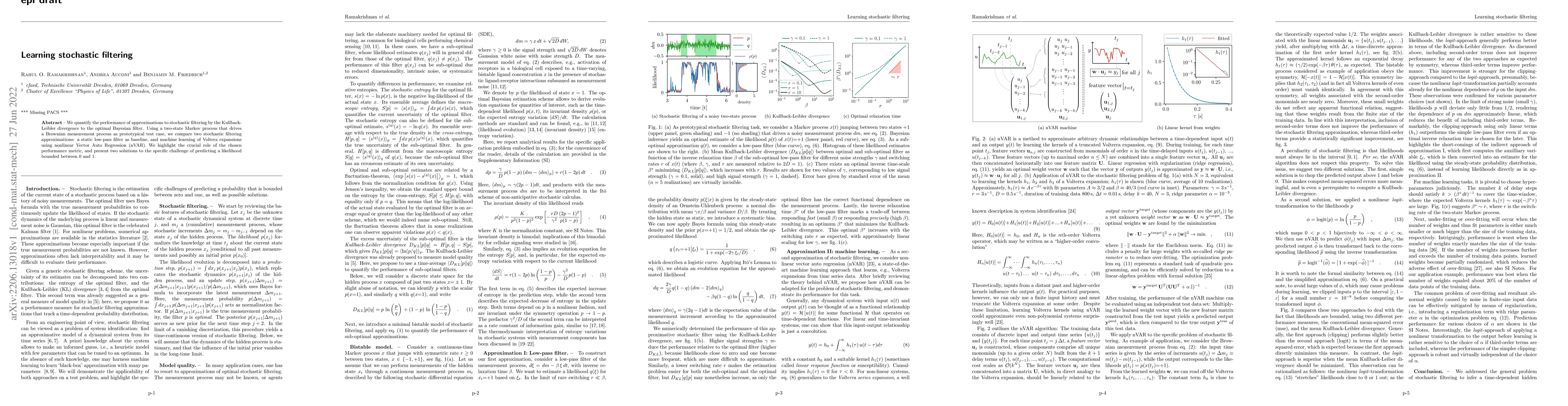 Thumbnail for Learning stochastic filtering