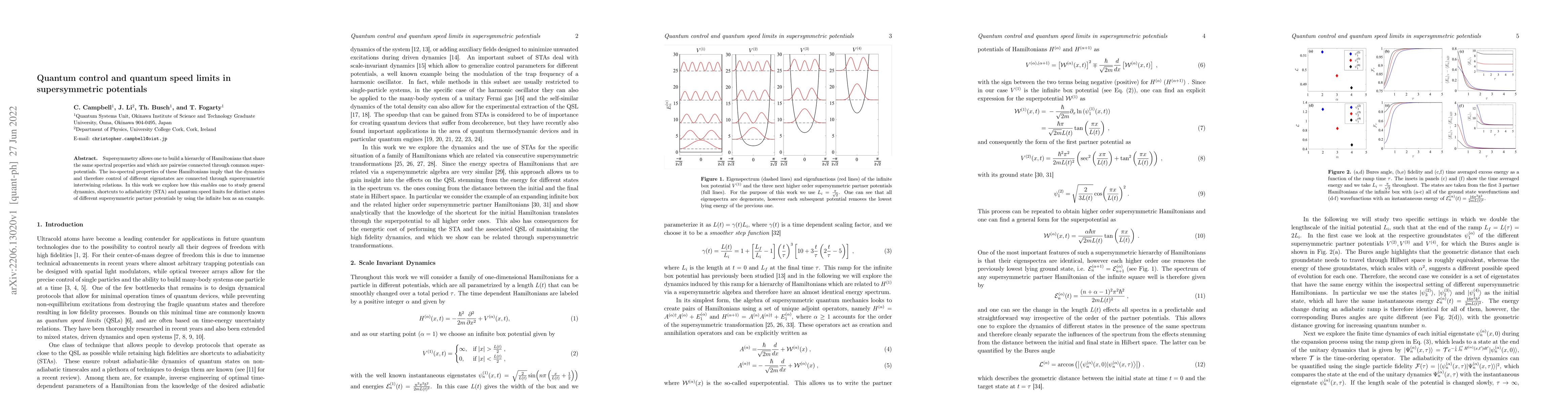 Thumbnail for Quantum control and quantum speed limits in supersymmetric potentials