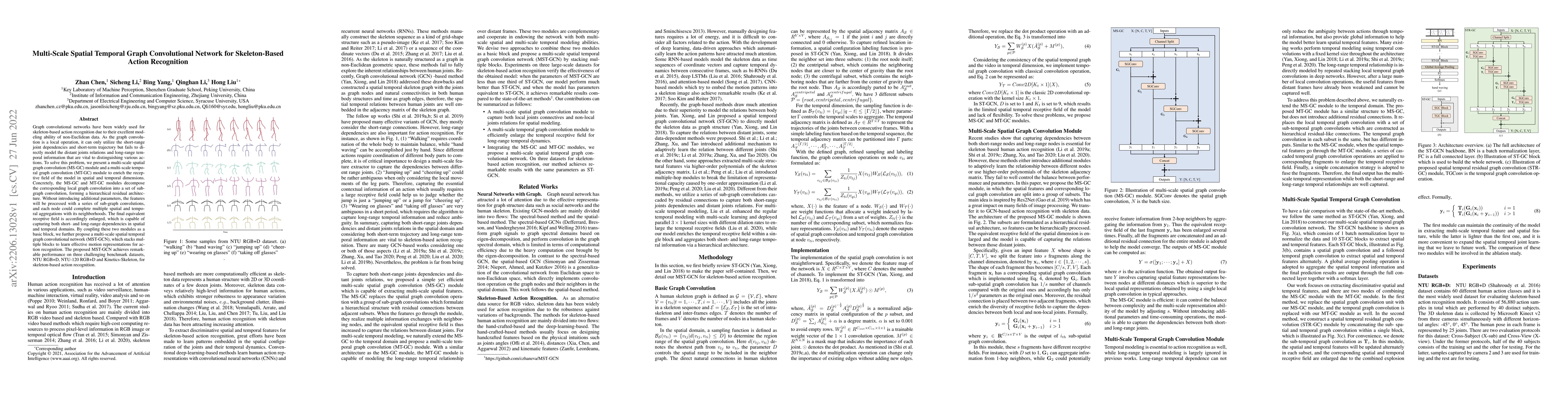 Thumbnail for Multi-Scale Spatial Temporal Graph Convolutional Network for
  Skeleton-Based Action Recognition
