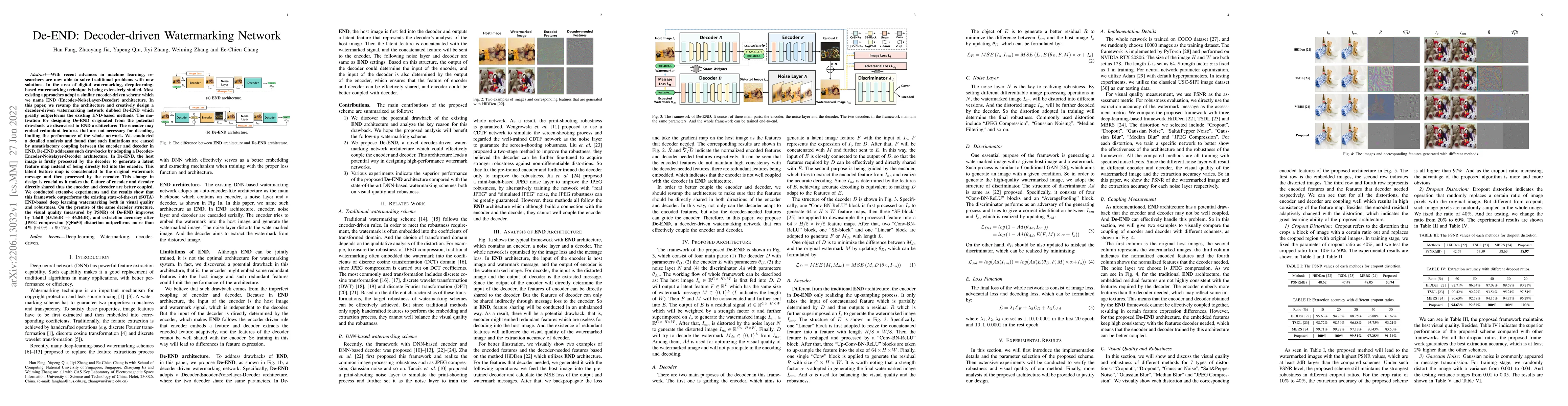 Thumbnail for De-END: Decoder-driven Watermarking Network