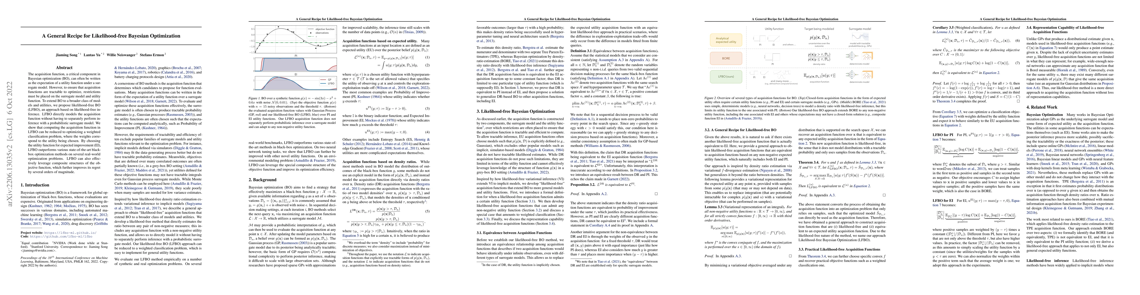 Thumbnail for A General Recipe for Likelihood-free Bayesian Optimization