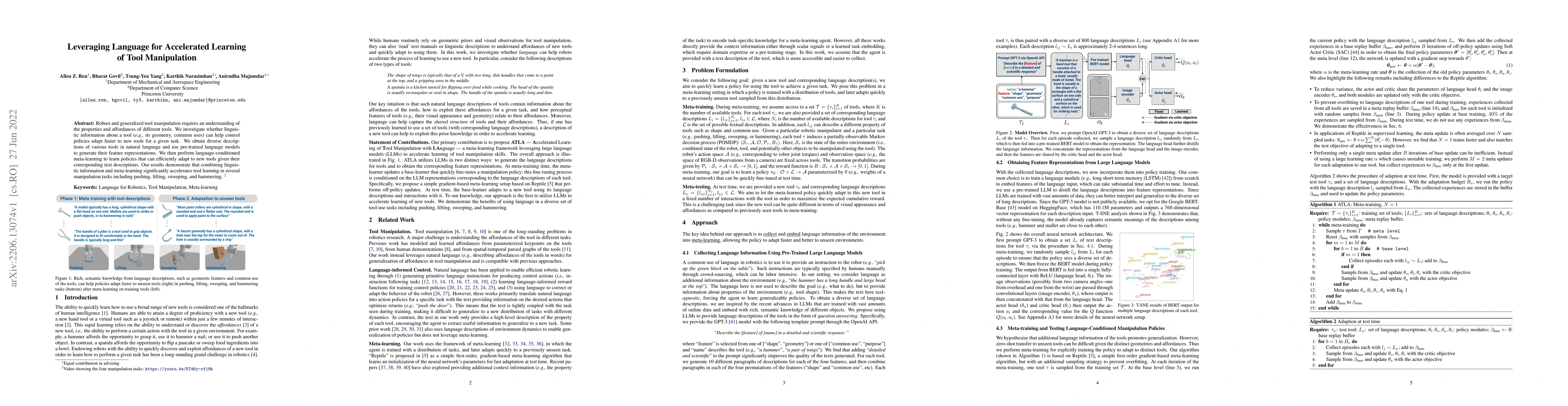 Thumbnail for Leveraging Language for Accelerated Learning of Tool Manipulation