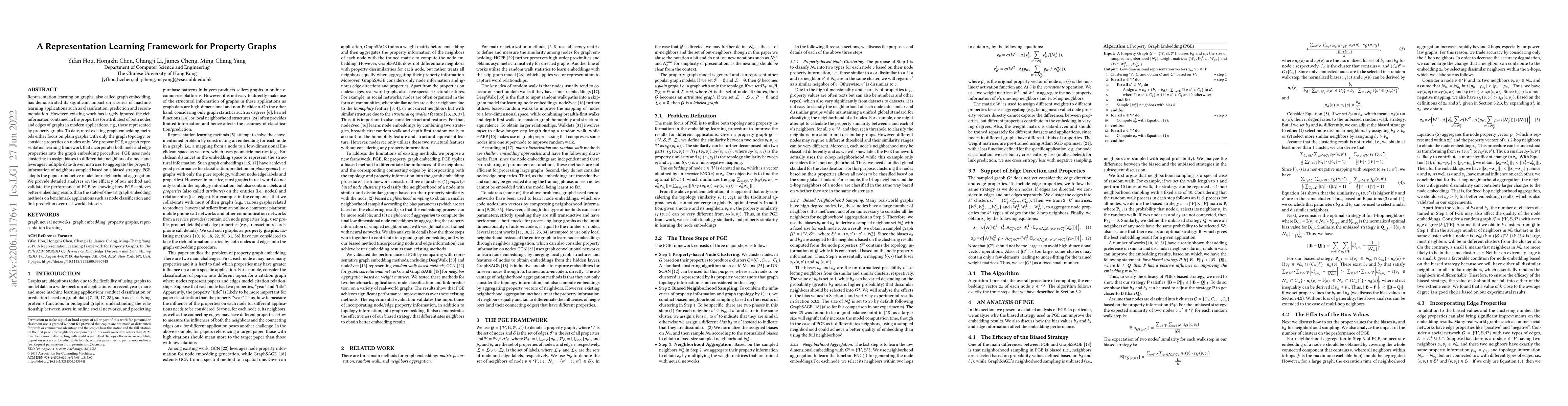 Thumbnail for A Representation Learning Framework for Property Graphs