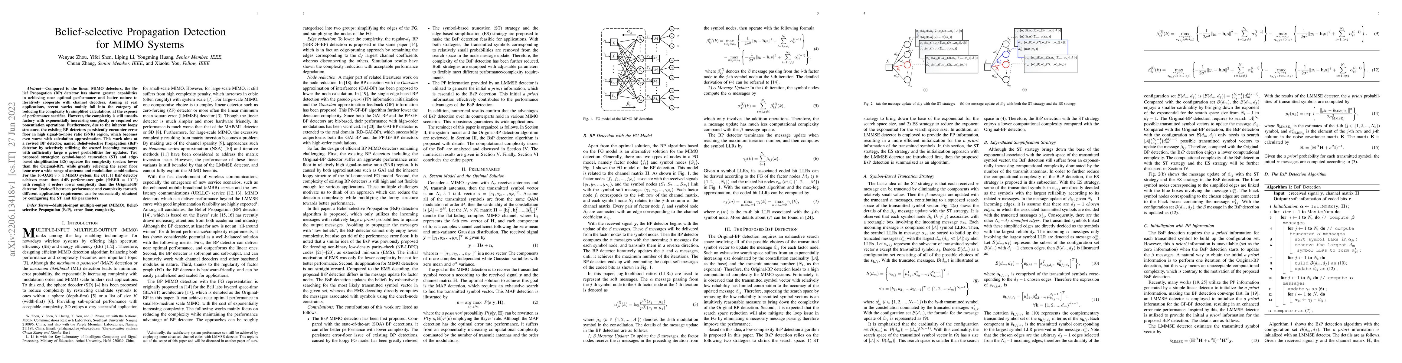 Thumbnail for Belief-selective Propagation Detection for MIMO Systems
