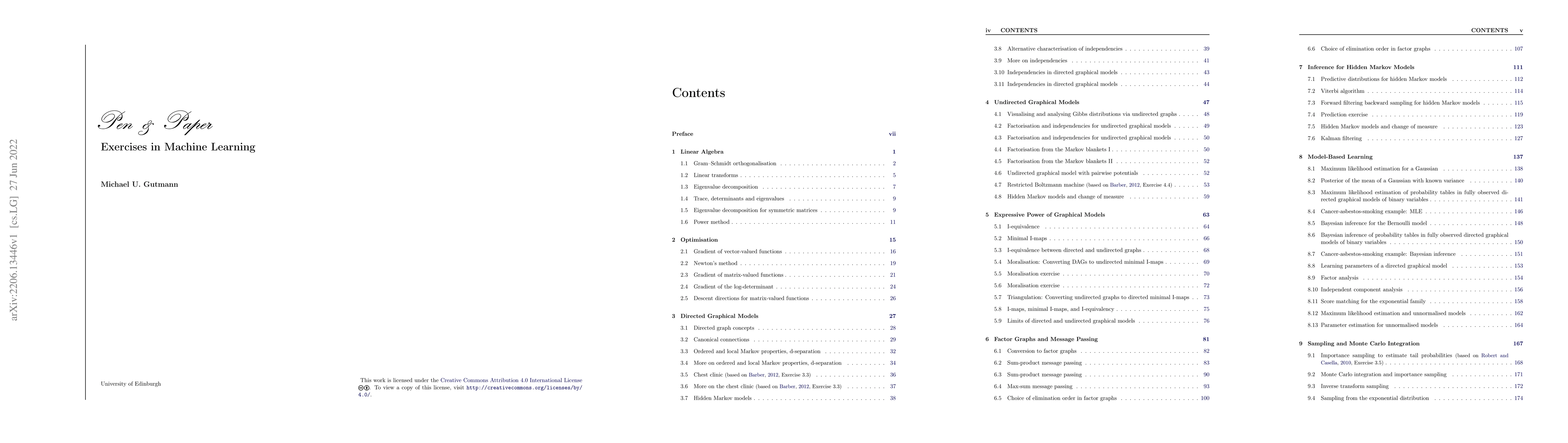 Thumbnail for Pen and Paper Exercises in Machine Learning