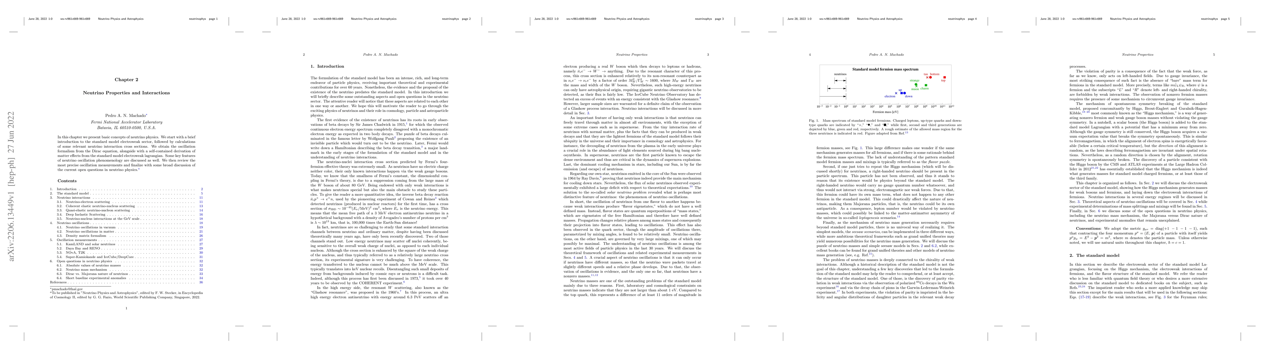 Thumbnail for Neutrino Properties and Interactions