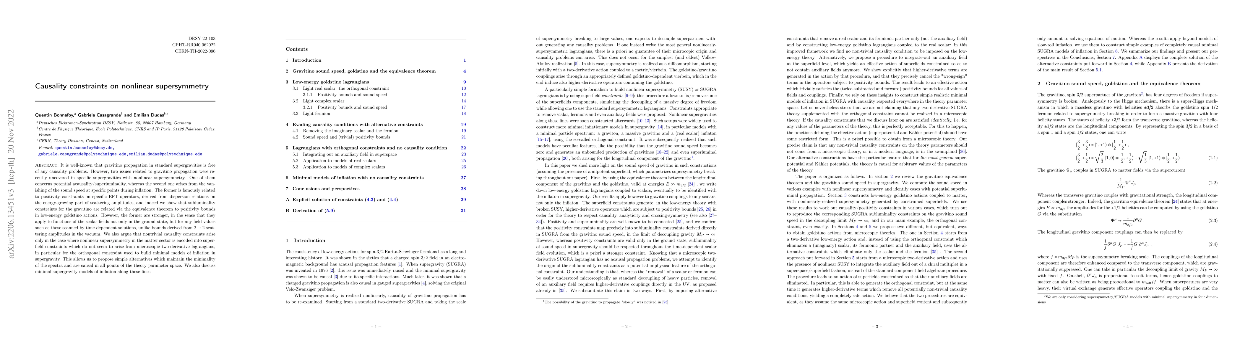 Thumbnail for Causality constraints on nonlinear supersymmetry