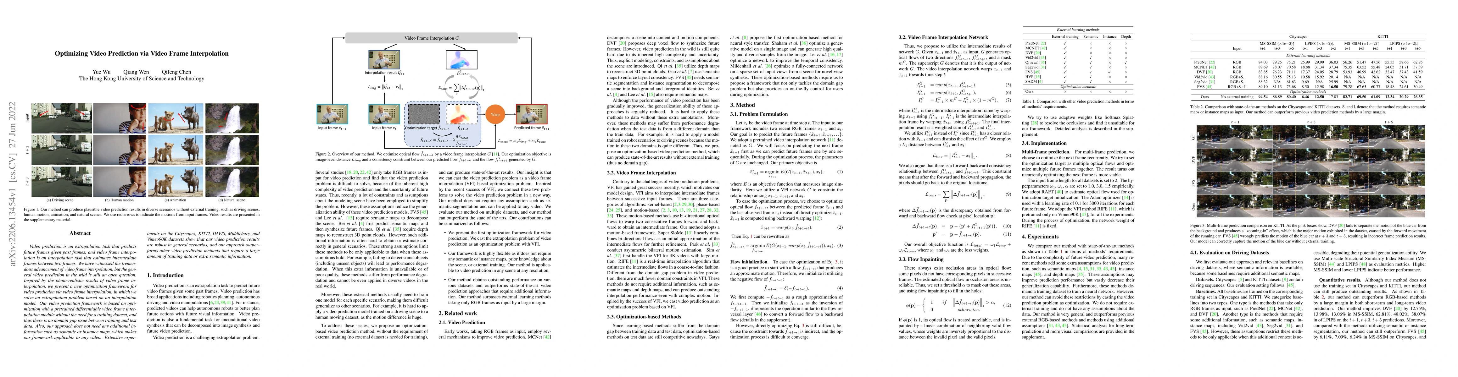 Thumbnail for Optimizing Video Prediction via Video Frame Interpolation
