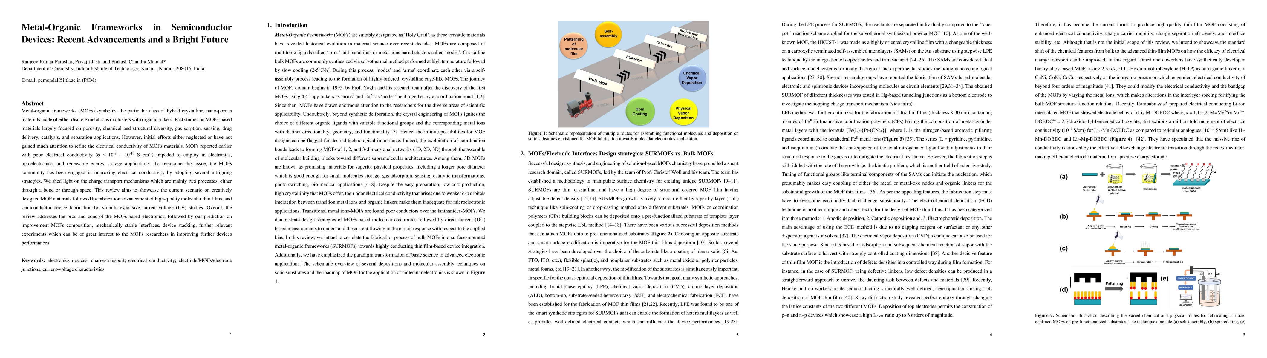 Thumbnail for Metal-Organic Frameworks in Semiconductor Devices: Recent Advancements
  and a Bright Future