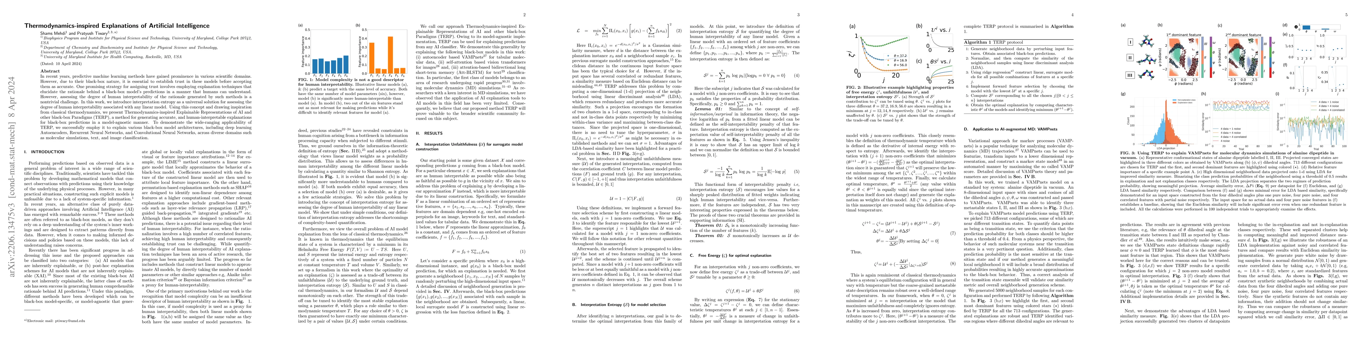 Thumbnail for Thermodynamics-inspired Explanations of Artificial Intelligence