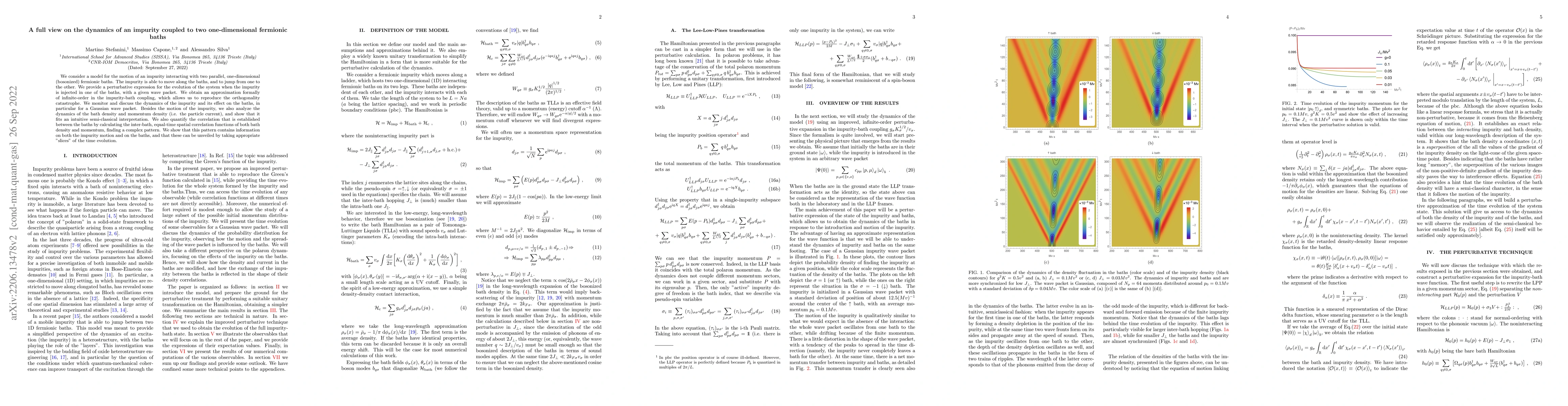 Thumbnail for A full view on the dynamics of an impurity coupled to two
  one-dimensional fermionic baths