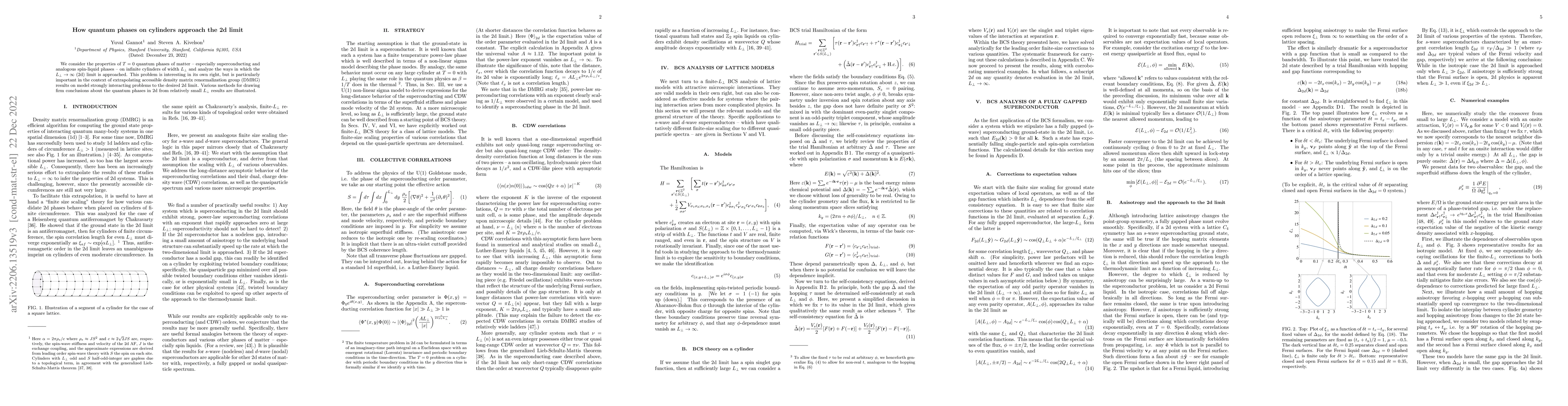 Thumbnail for How quantum phases on cylinders approach the 2d limit