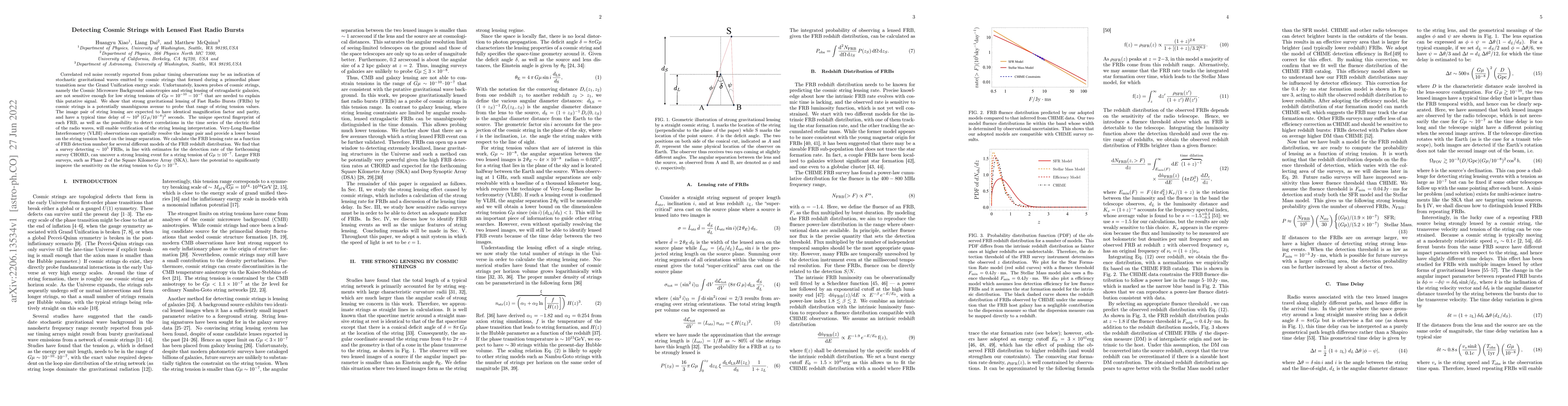 Thumbnail for Detecting Cosmic Strings with Lensed Fast Radio Bursts