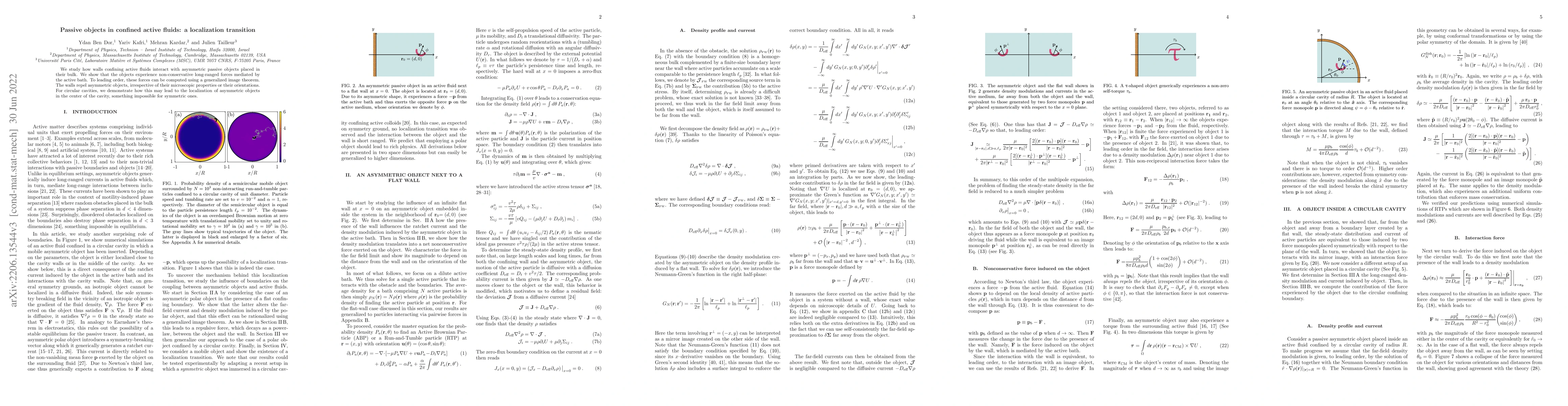 Thumbnail for Passive objects in confined active fluids: a localization transition