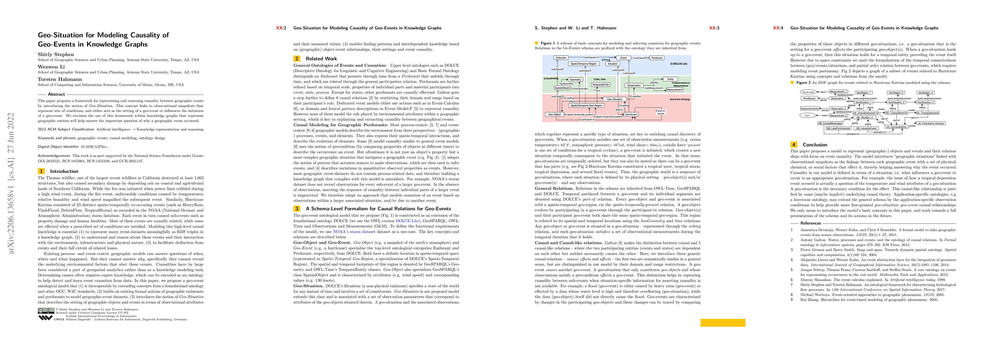 Thumbnail for Geo-Situation for Modeling Causality of Geo-Events in Knowledge Graphs