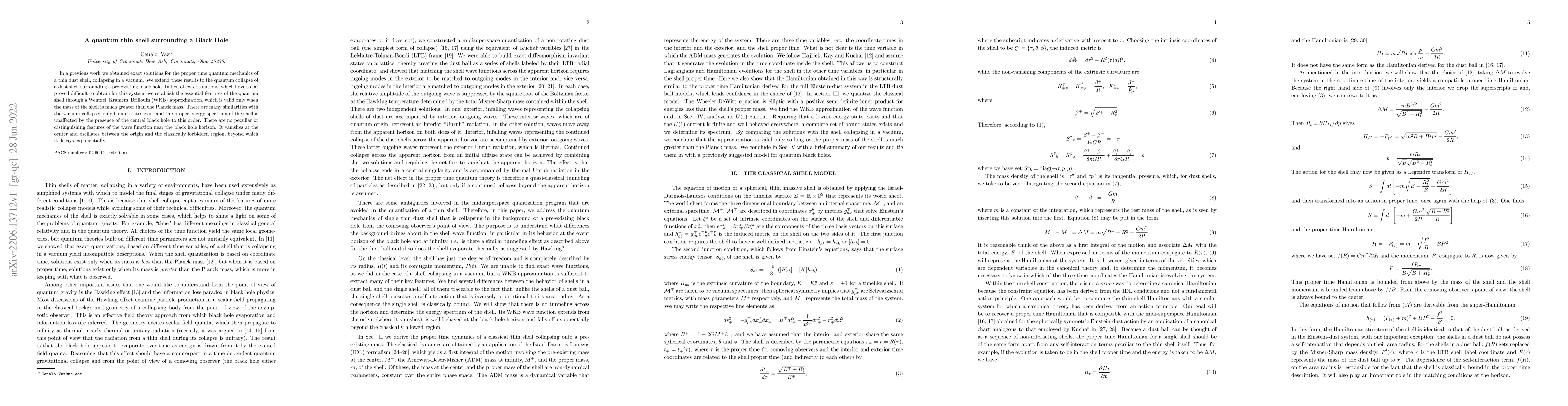 Thumbnail for A quantum thin shell surrounding a Black Hole