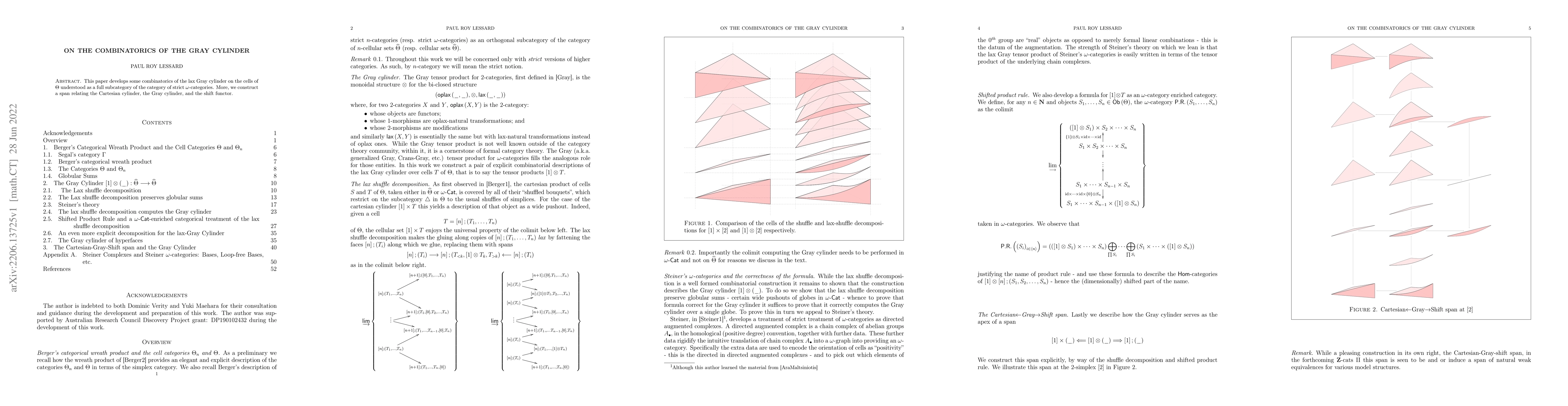 Thumbnail for On The Combinatorics of the Gray Cylinder