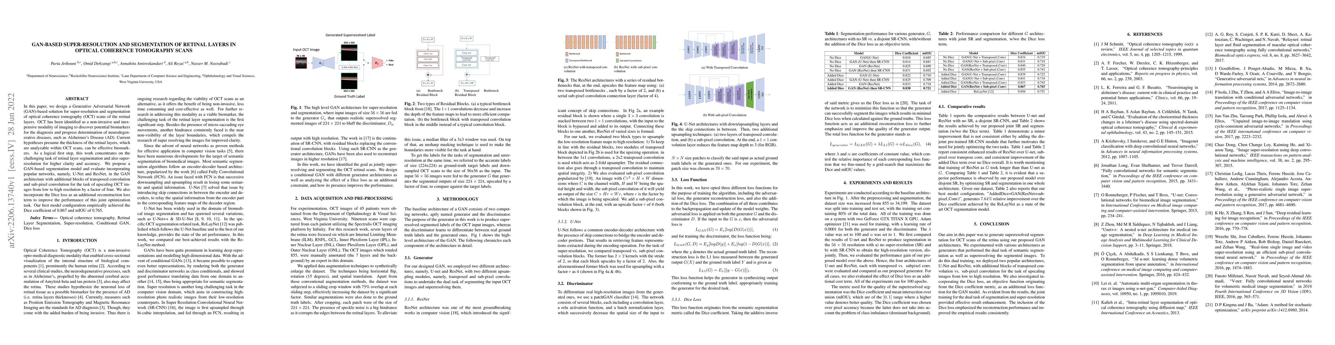 Thumbnail for GAN-based Super-Resolution and Segmentation of Retinal Layers in Optical
  coherence tomography Scans