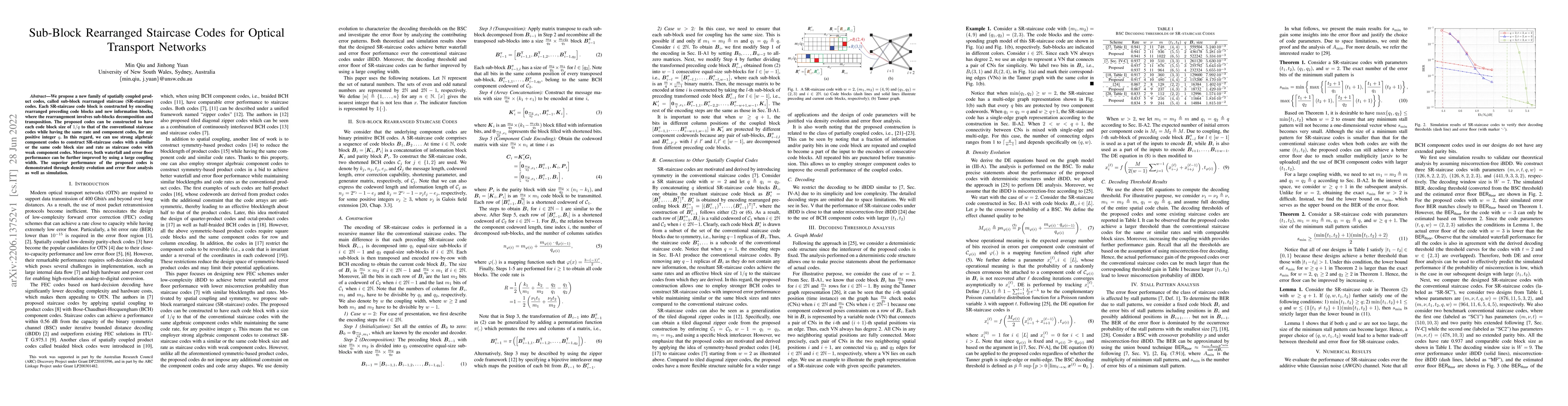 Thumbnail for Sub-Block Rearranged Staircase Codes for Optical Transport Networks