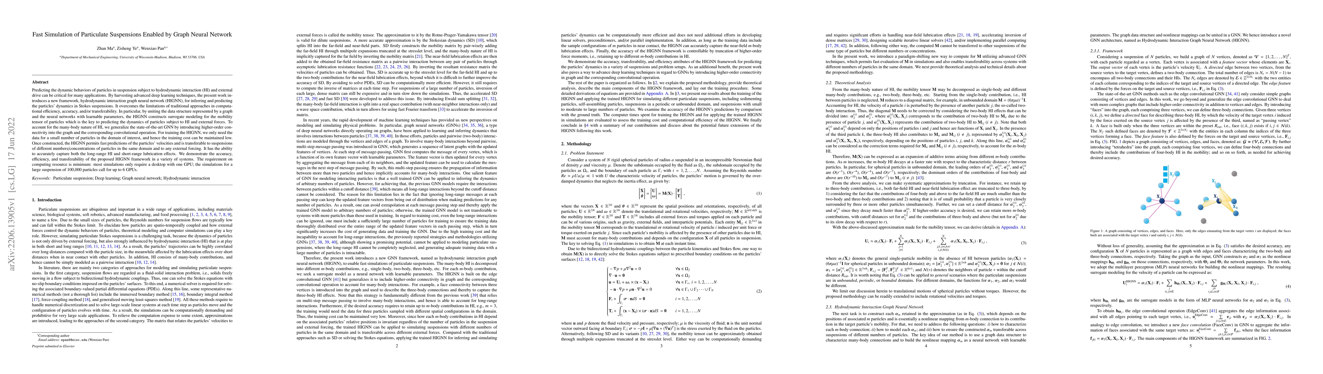 Thumbnail for Fast Simulation of Particulate Suspensions Enabled by Graph Neural
  Network