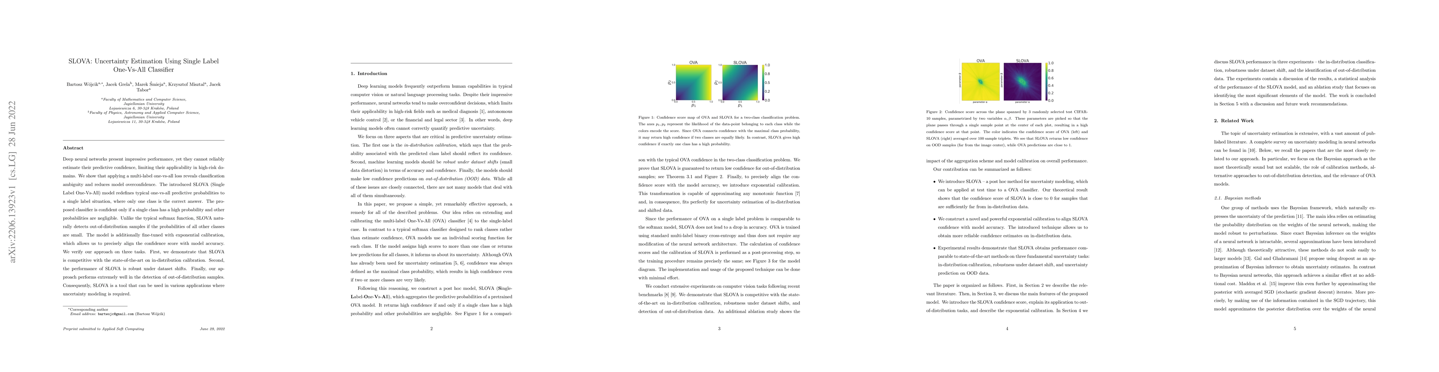 Thumbnail for SLOVA: Uncertainty Estimation Using Single Label One-Vs-All Classifier