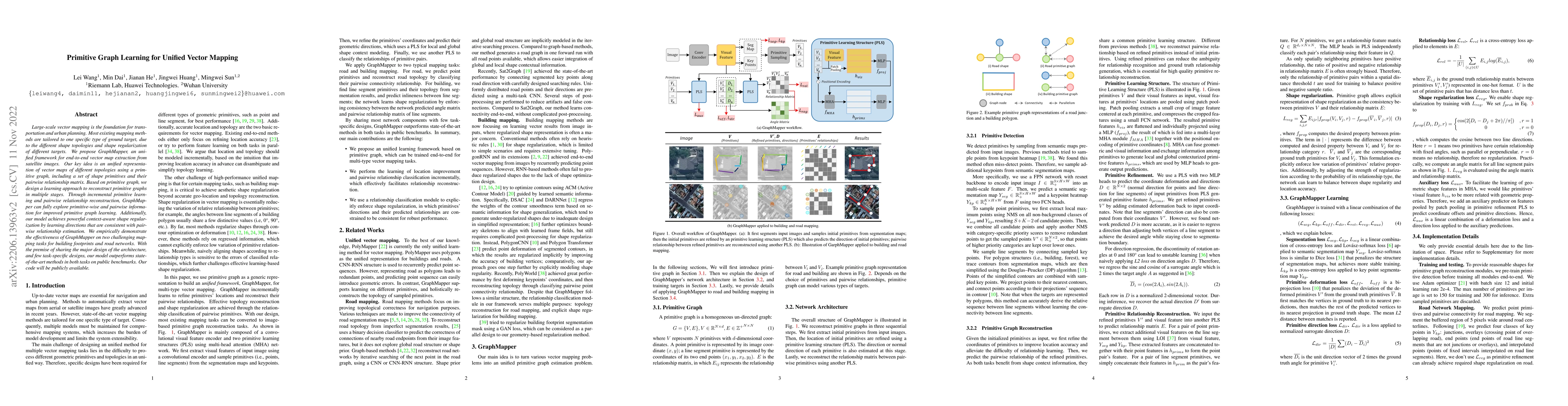 Thumbnail for Primitive Graph Learning for Unified Vector Mapping