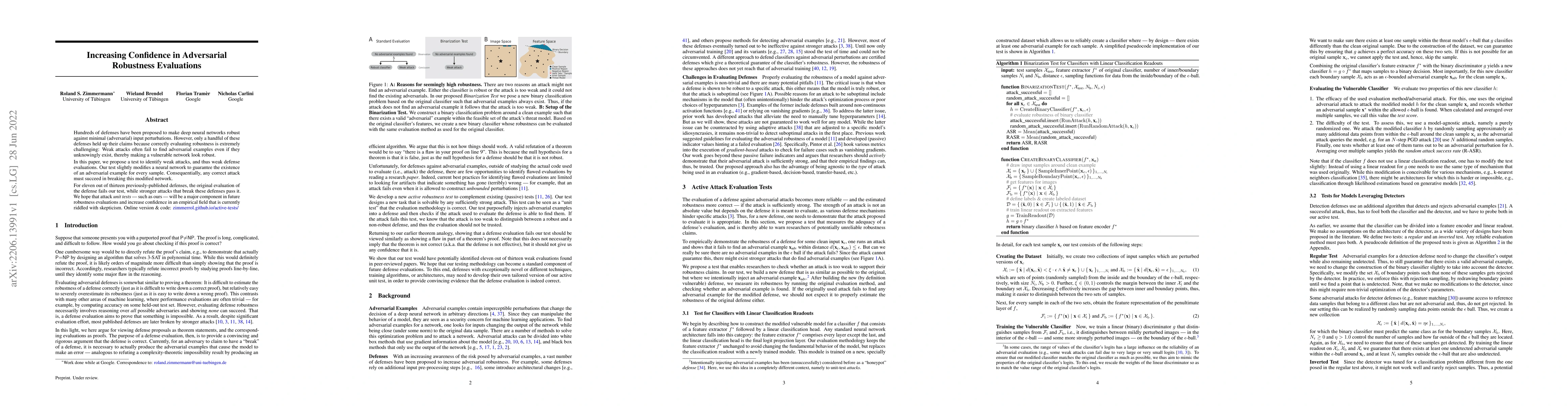 Thumbnail for Increasing Confidence in Adversarial Robustness Evaluations