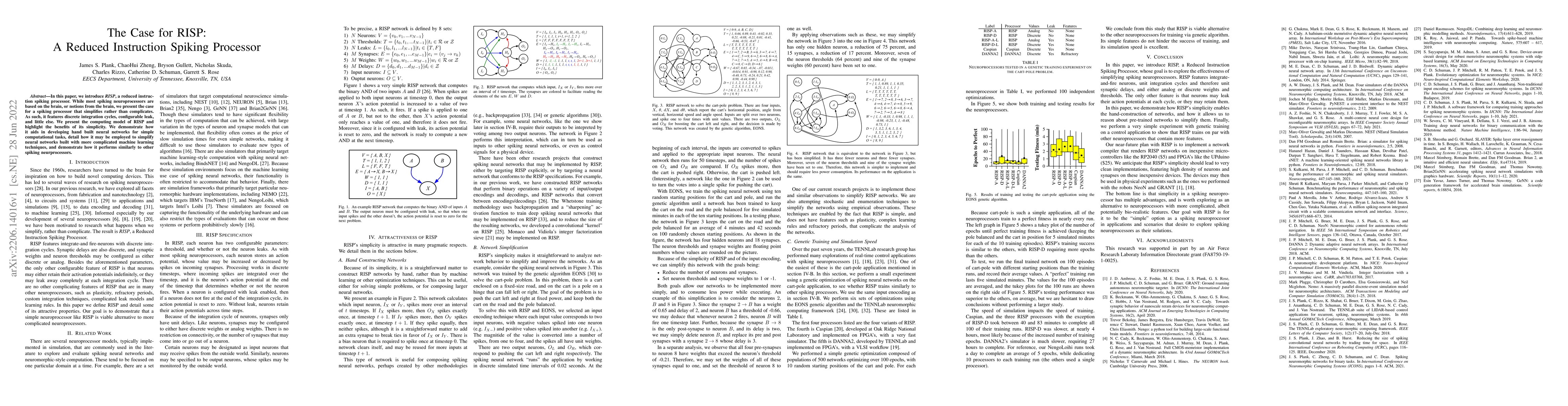 Thumbnail for The Case for RISP: A Reduced Instruction Spiking Processor