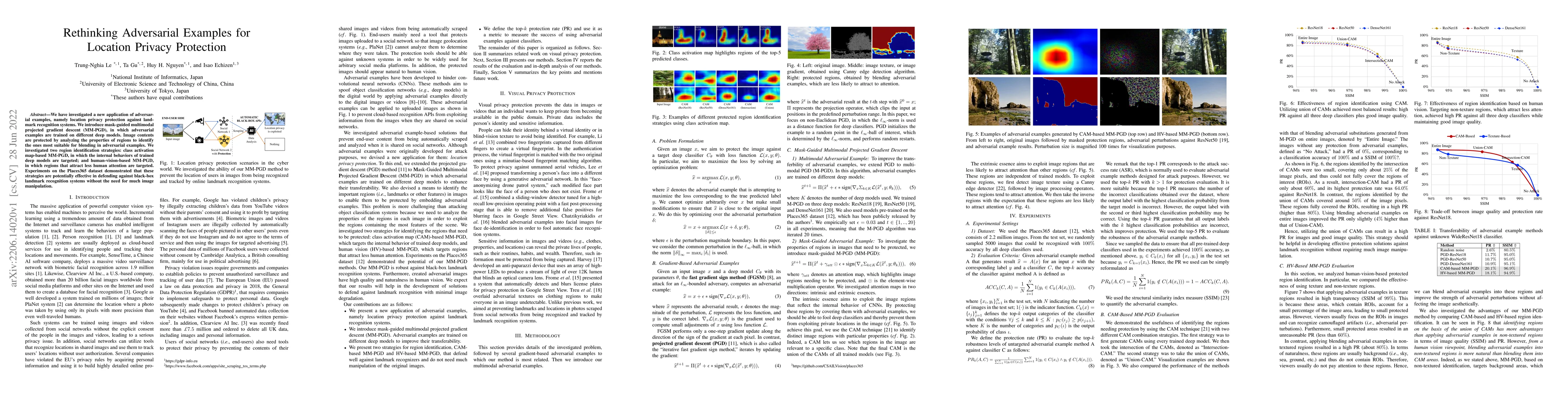 Thumbnail for Rethinking Adversarial Examples for Location Privacy Protection