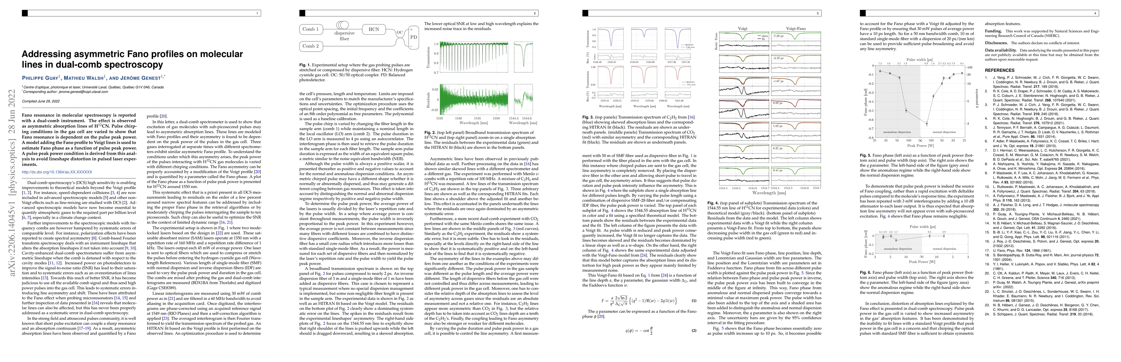Thumbnail for Addressing asymmetric Fano profiles on molecular lines in dual-comb
  spectroscopy