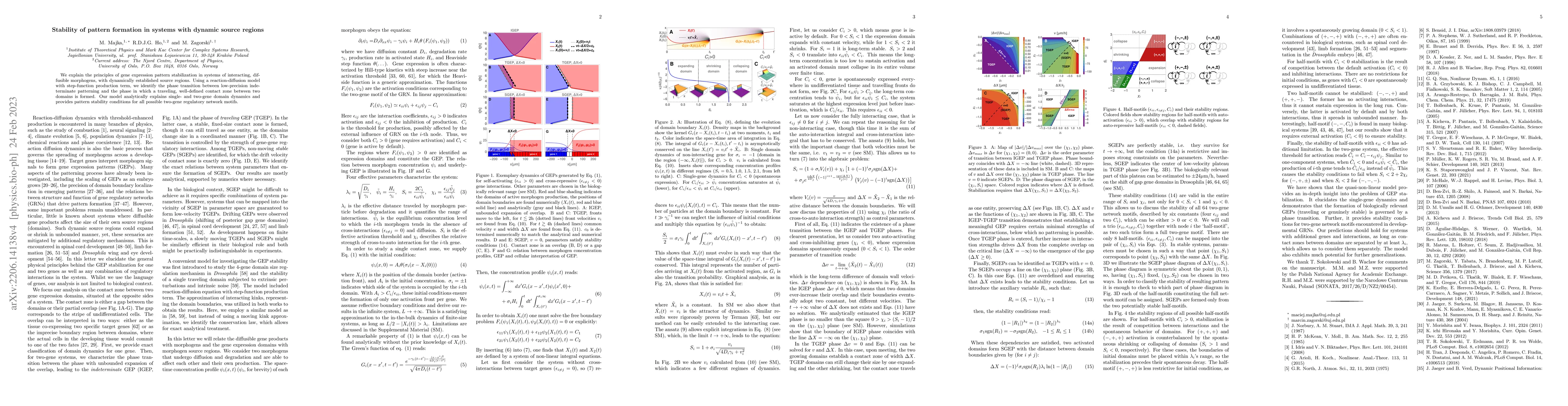Thumbnail for Stability of pattern formation in systems with dynamic source regions